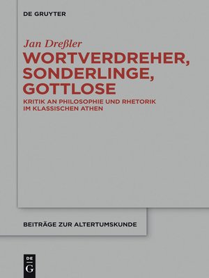 cover image of Wortverdreher, Sonderlinge, Gottlose